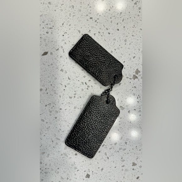 Coach Tatum Tall Tote in black pebble leather with Whiplash chain detail - Picture 16 of 16